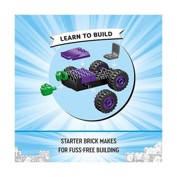 LEGO Marvel Spidey Hulk vs. Rhino Truck Showdown 10782_5