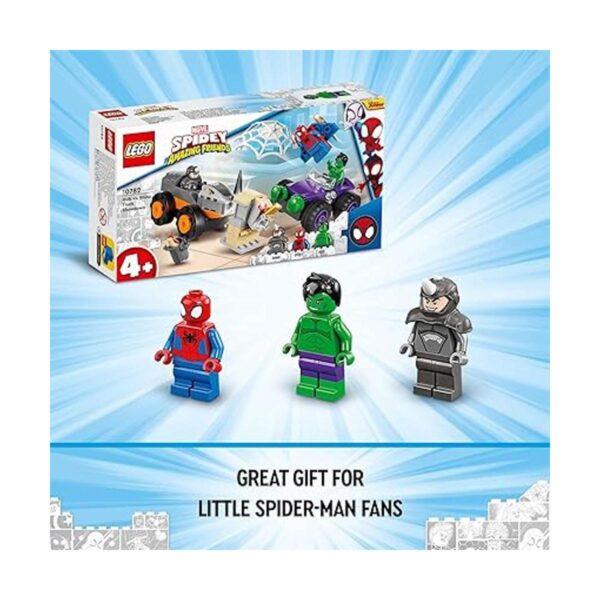 LEGO Marvel Spidey Hulk vs. Rhino Truck Showdown 10782_6