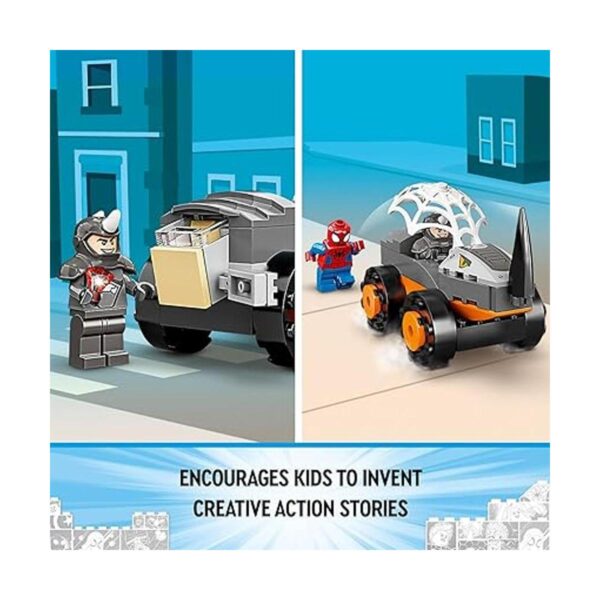 LEGO Marvel Spidey Hulk vs. Rhino Truck Showdown 10782_4