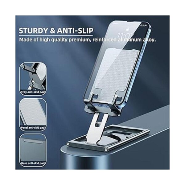 ULIKTO Soporte plegable para teléfono celular ángulo de_4