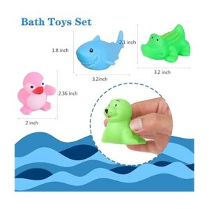 Juego de 18 juguetes de baño preescolares para niños_4