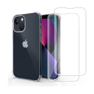 Cavie Brands Funda transparente para iPhone 13 con 2_1