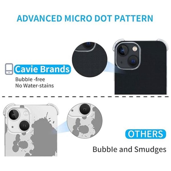 Cavie Brands Funda transparente para iPhone 13 con 2_2