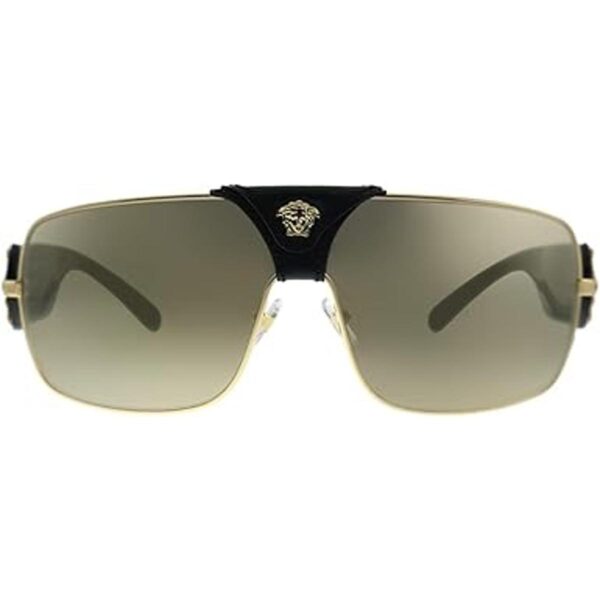 Versace VE 2207Q 10025 Lentes de sol cuadrados de metal_2