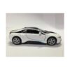 Súpercoche Kinsmart BMW i8 escala 136 Blanco