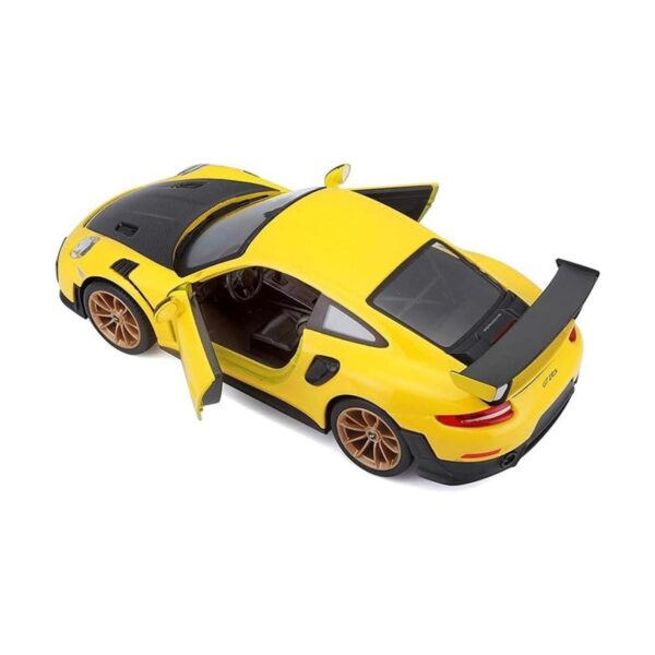 Maisto 124 SE 2018 Porsche 911 GT2 RS AmarilloNegro_5