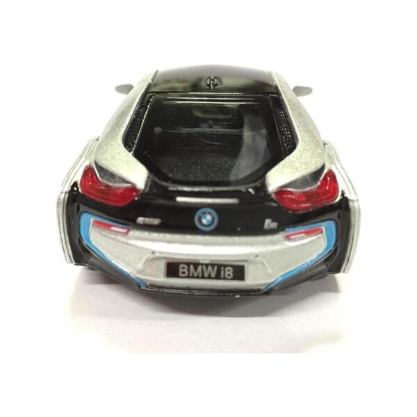 Súpercoche Kinsmart BMW i8 escala 136 Blanco