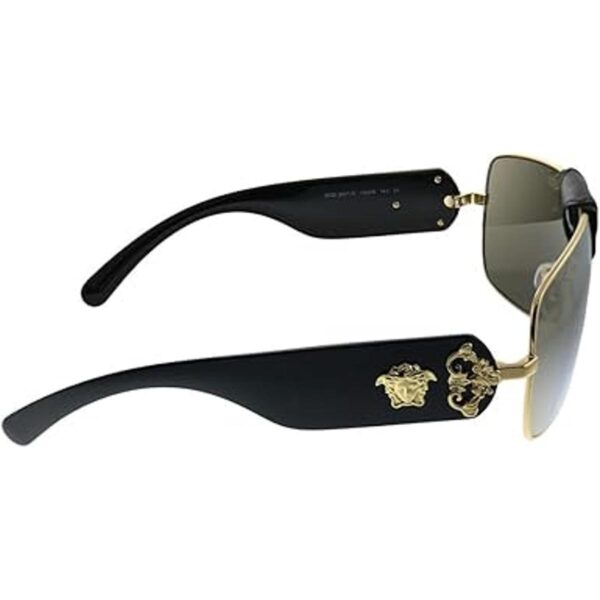 Versace VE 2207Q 10025 Lentes de sol cuadrados de metal_3