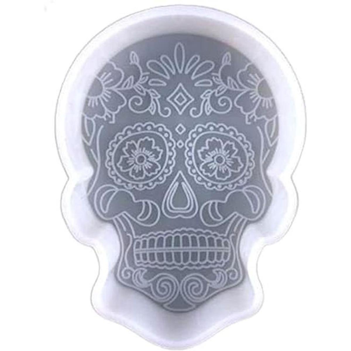 Molde de silicona con calavera de azúcar Tamaño 3.5