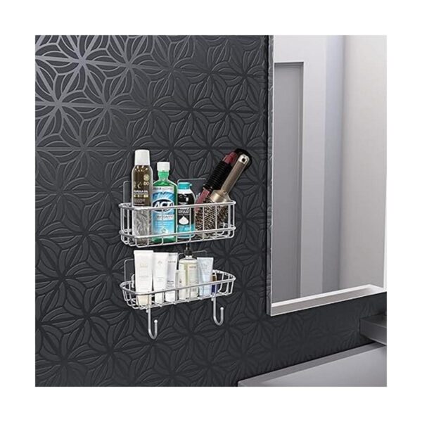 Simple Houseware Organizador de estante adhesivo de ducha