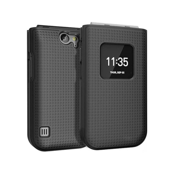 Funda para Nokia 2720 V Flip Phone Nakedcellphone negro_1