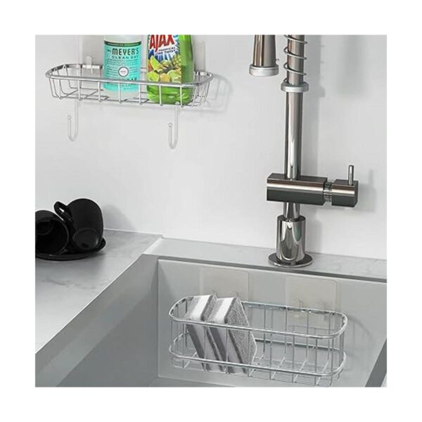 Simple Houseware Organizador de estante adhesivo de ducha