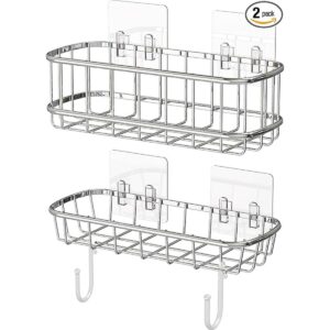 Simple Houseware Organizador de estante adhesivo de ducha