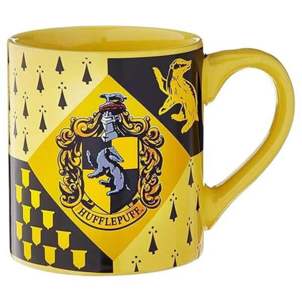 Silver Buffalo Harry Potter Hufflepuff House Crest Taza