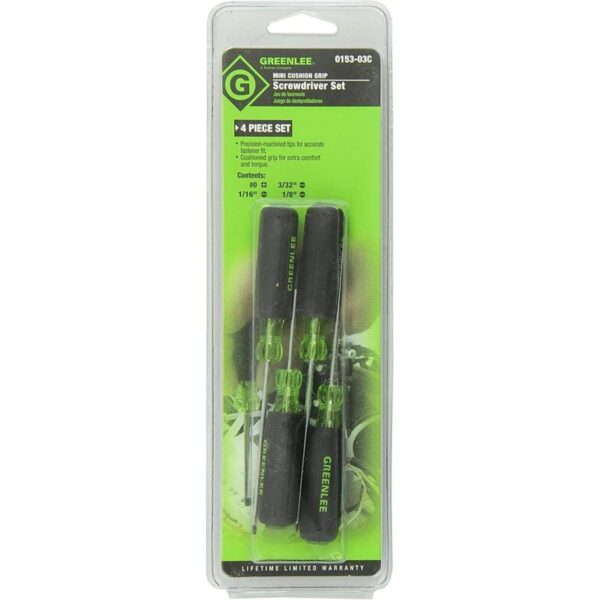 Greenlee 015303C Juego de destornilladores de precisión_2