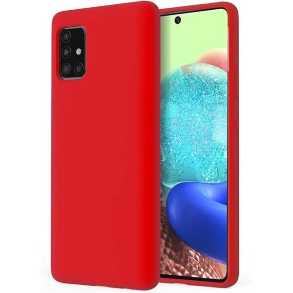 Meifei Funda para Samsung Galaxy A71 5G funda de silicona_1
