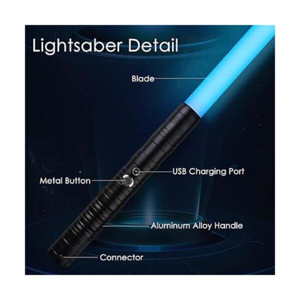 Amaxshiirchy Sable de luz para adultos RGB de 9 colores_2