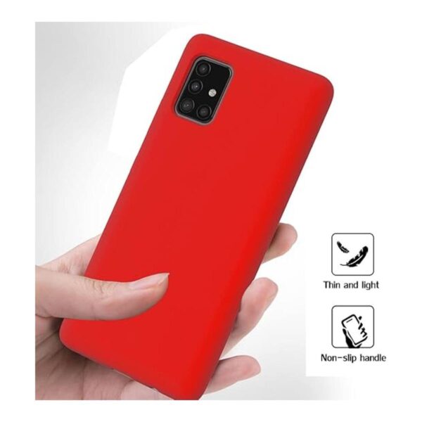 Meifei Funda para Samsung Galaxy A71 5G funda de silicona_4