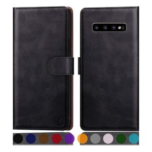 SUANPOT Funda de cuero para Samsung Galaxy S10 S10 Plus_1