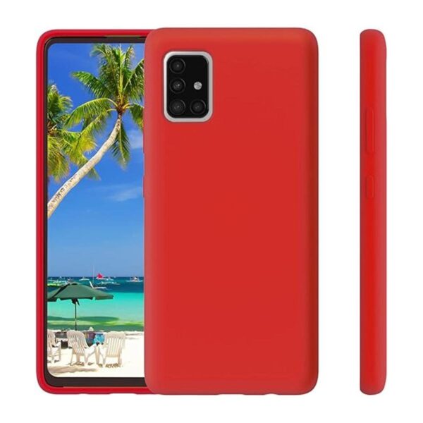 Meifei Funda para Samsung Galaxy A71 5G funda de silicona_3