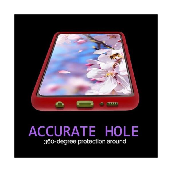 Meifei Funda para Samsung Galaxy A71 5G funda de silicona_5