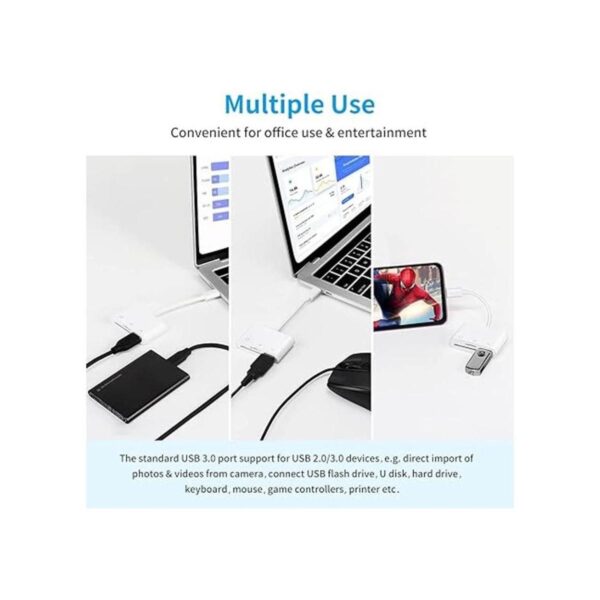 Adaptador de lector de tarjetas SD USB C adaptador de_4