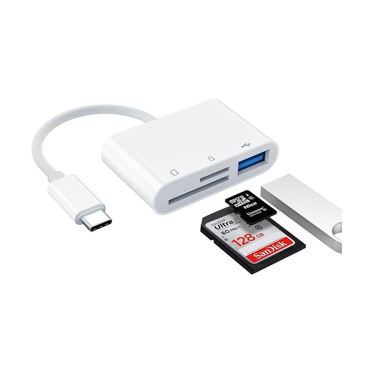 Adaptador de lector de tarjetas SD USB C adaptador de