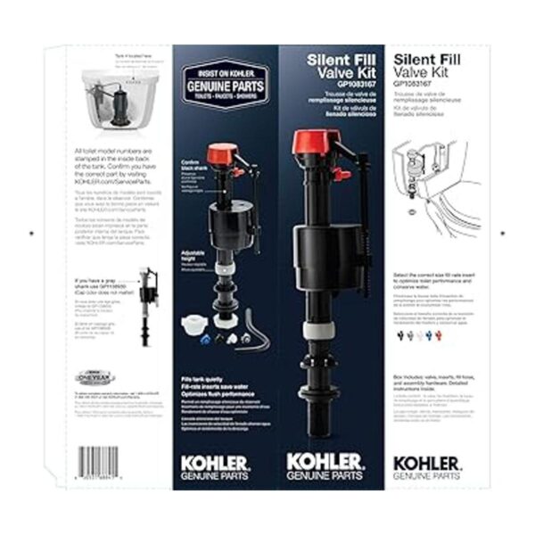 Kohler GP1083167 Kit de válvula de llenado silencioso_2
