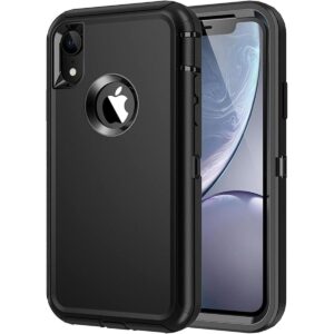 Mieziba Funda para iPhone XR resistente a prueba de_1