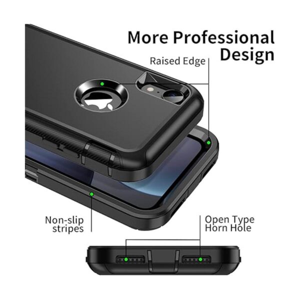 Mieziba Funda para iPhone XR resistente a prueba de_3