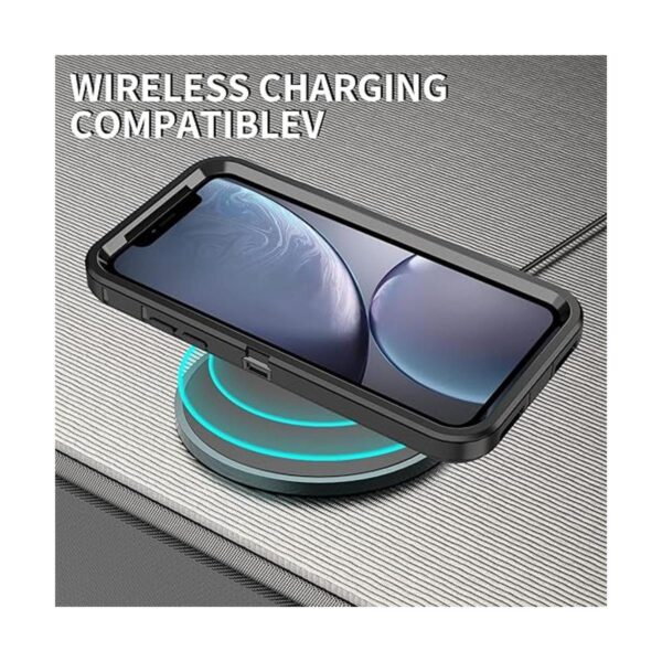 Mieziba Funda para iPhone XR resistente a prueba de_5