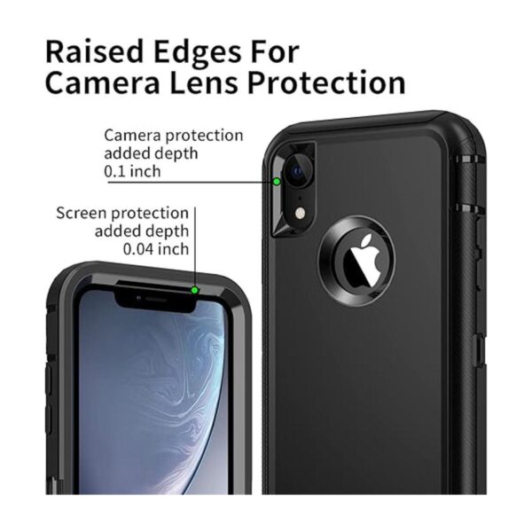Mieziba Funda para iPhone XR resistente a prueba de_4