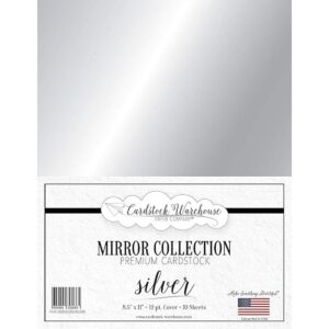 Espejo Silver Metallic Foil Cardstock from Cardstock_1