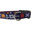 Nautical perro collar caninedesign Hebilla de liberación_1