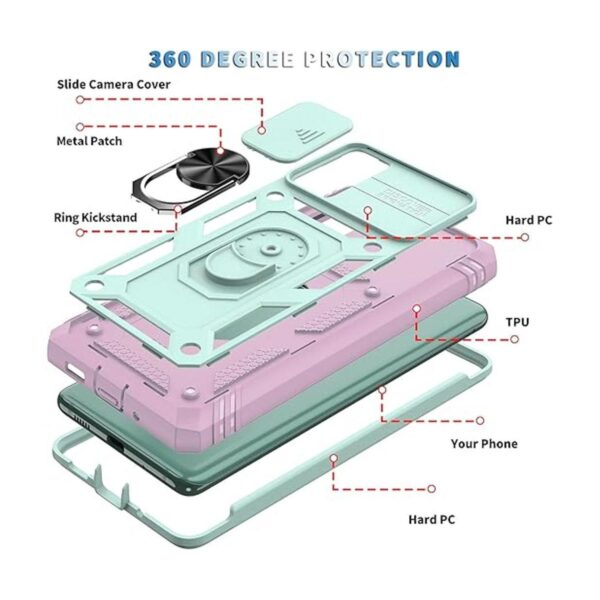 DAWEIXEAU Funda para Galaxy S20 FE a prueba de golpes_5