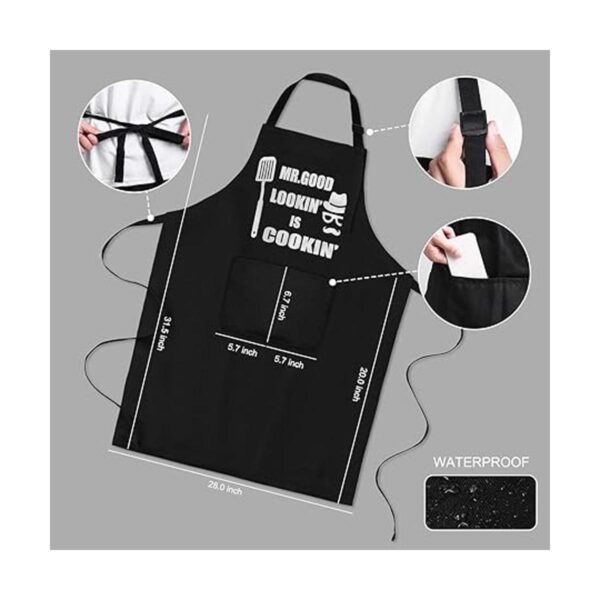 Divertido delantal de chef delantal de Mr. Good Lookin_2