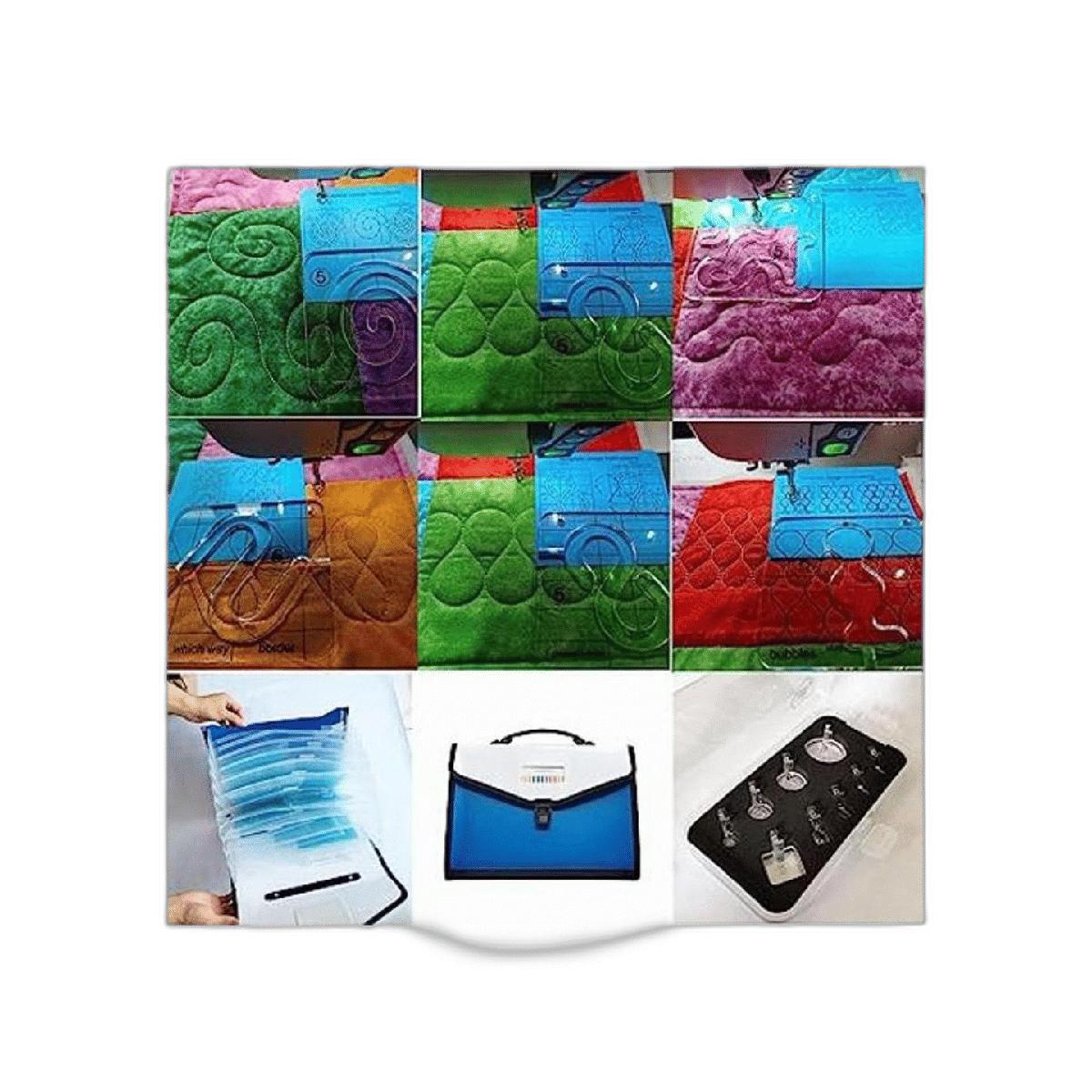 HONEYSEW Free Motion Plantillas de acolchado serie 5 con