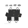 Protector de funda de asiento trasero para perro para_4