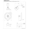 Kingston Brass KB2631BXT Metropolitan Grifo para bañera y_2