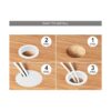 20Pack 2 Desk Grommet White Plastic Wire Organizer Caps_5