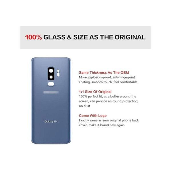 UooFide Compatible con Samsung Galaxy S9 Funda de vidrio_2