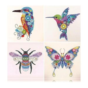 Paquete de 4 kits de pintura de diamantes con forma_1