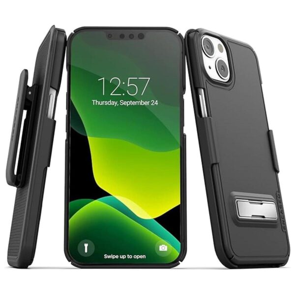 Encased Slimline Funda para iPhone 13 con clip para_1