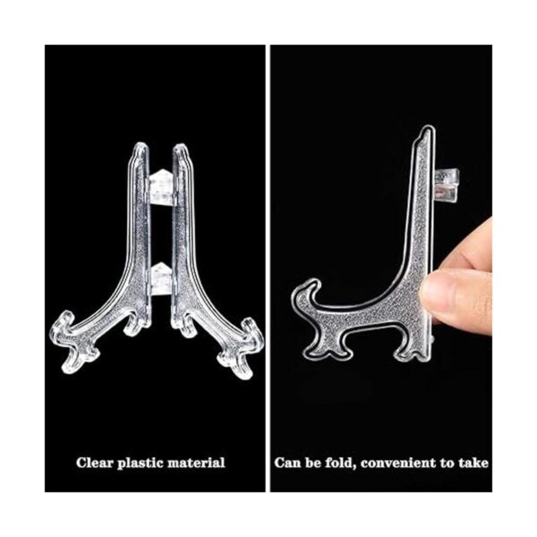 48 soportes de caballete de plástico soporte para placa