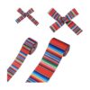 Craftdady 2 rollos de cinta de serape mexicano de color_1