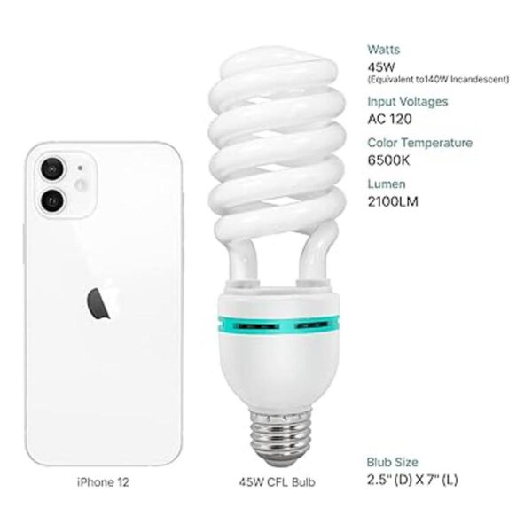 LimoStudio AGG117 Bombilla fluorescente compacta 4