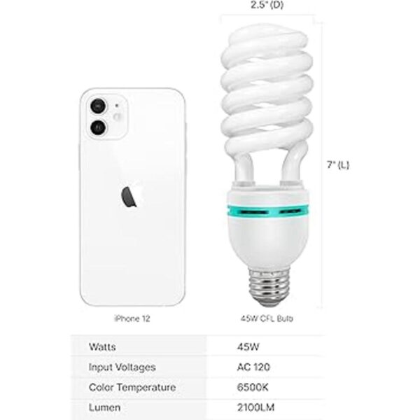 LimoStudio AGG117 Bombilla fluorescente compacta 4