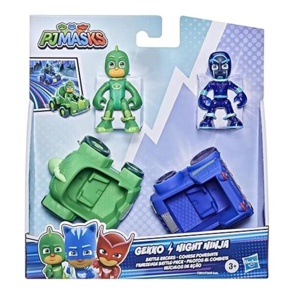 PJ Masks Gekko vs Night Ninja Battle Racers Juego de_4