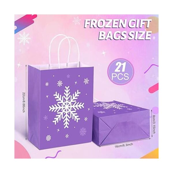 21 bolsas de recuerdo de copo de nieve para fiestas_2