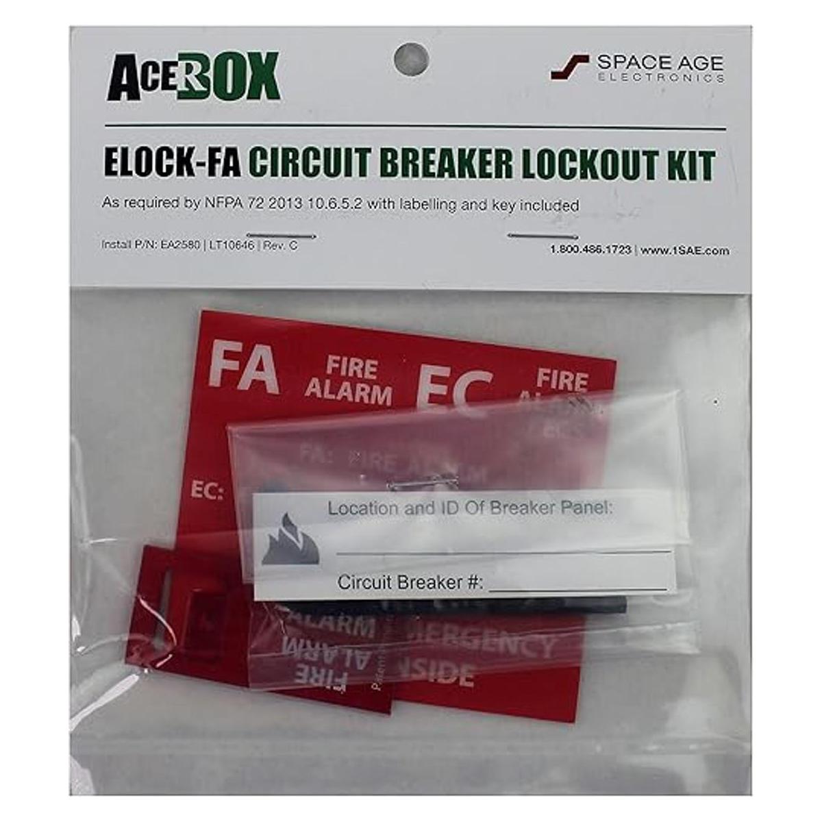 Space Age EClips ELOCKFA Kit de bloqueo contra incendios